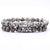 2pcs set  Black Lava Stone Prayer Beads Buddha Men Bead Bracelet Beaded Bracelets for Women and Mens Pulseras Masculina